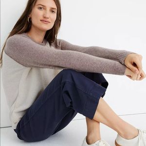 Madewell Alliser pullover sweater pink cream